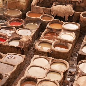 tanneries, morocco